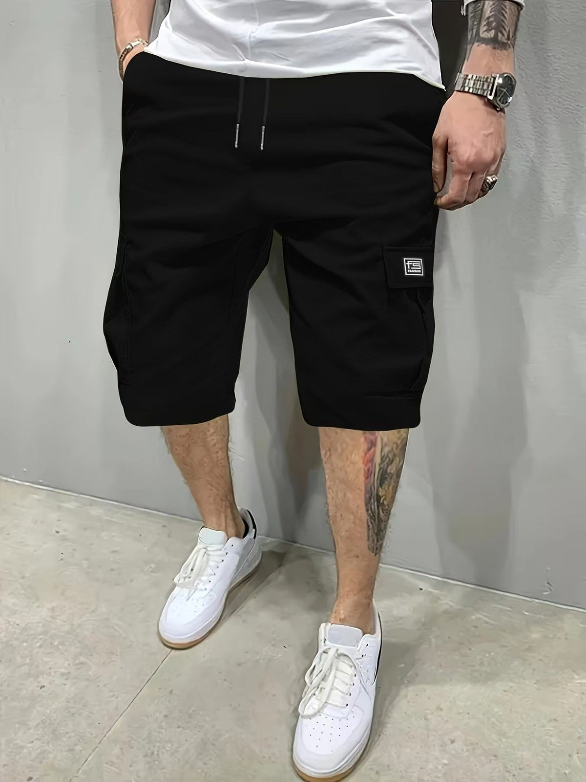 Men’s Casual Loose Multi-Pocket Cargo Work Pants